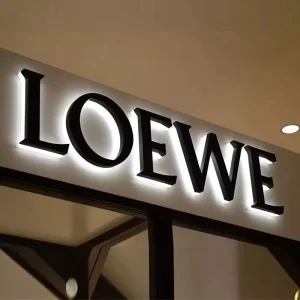 OEM Luminous 3D LED Backlit Sign Letter Channel Light Logo Signboard Acrylic Store Front Signage Business Metal Electronic Sign