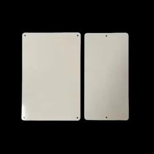 OEM Modern Laser Cut Aluminum Plaque Tag UV Printing Free Design Polished Nameplate Crafts Gifts