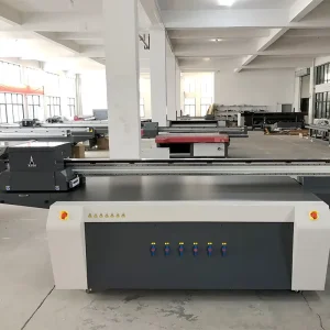 OEM ODM 2513(8X4ft) High Speed Printing Flat Bed Machine UV Flatbed Printer in CMYK+W+V Color Set