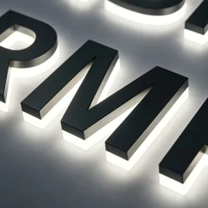 OEM ODM 3D Advertising Sign Light Letter Sign Elegant Wall Logo LED Channel Illuminated Letter