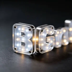 OEM ODM CNC Polished Full Acrylic LED Backlit Light Up Channel Letters Custom Logo 3D Indoor Advertising Sign