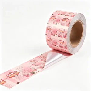 OEM ODM Custom Printed Food Grade Aluminum Foil Roll Film Moisture Proof Flexible Packaging Film for Food Bags