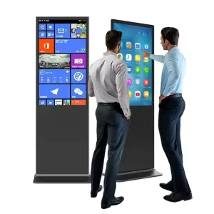 OEM ODM Digital Poster LCD Advertising Player Infrared Touch Screen Kiosk for Commercial Elevator Education Use