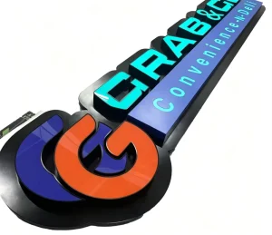 OEM ODM Front Lit Channel Letters 3D Mini Luminous LED Sign Indoor Outdoor Custom Advertising Letter Sign