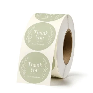 OEM ODM High Quality Custom Shape Sheet Waterproof Label for Adoption Celebration Box