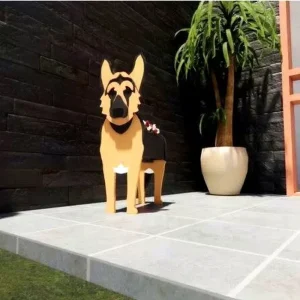 OEM ODM PVC Dog Planter and Flower Pot Holder Garden Home PVC Foam Board Gift
