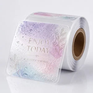 OEM ODM Premium Adhesive Roll Sticker Waterproof Label for Outdoor Furniture Cushion