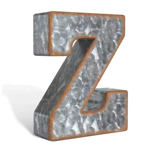 OEM ODM Shabby Look Galvanized Marquee Letters Metal Large Decorative Letters Alphabet Giant Letters