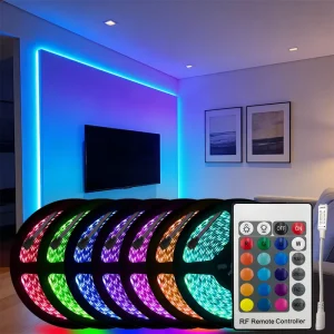 OEM ODM Smart RGB Strip Lights 60 120 LEDs m SMD 2835 5050 Flexible LED Strip Light App WiFi Controlled IP20 IP65 IP67