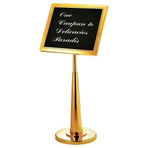 OEM ODM Standing Advertisement Board Floor Standing Signboard Poster Display Stand for Hotel Supermarket