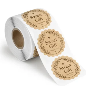 OEM ODM Strong Printed Decal Sheet Waterproof Label for Christmas Gift Wrap