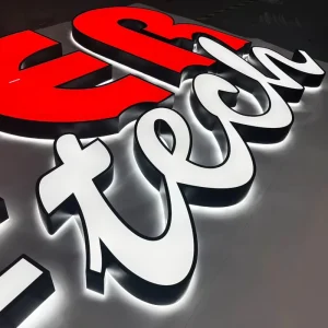 OEM Outdoor Promotional Decorative Bright Luminous Characters Acrylic Remless Channel LED Board Lighted Letters Sign