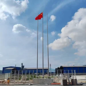 OEM Stainless Steel Aluminum Durable Waterproof Flagpole with Digital Printing