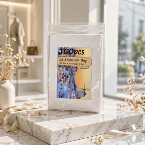 OPP Clear Waterproof Storage Bags with Self Adhesive Seal for Picture Framing Art Prints Photos Paintings Gift Craft Use