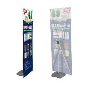 Oem Odm Adjustable Portable Standard Size Display X Banner Stands