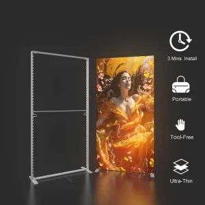 Online Shop Seg Fabric Backdrop Display Light Box