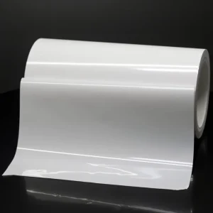 Opaque Milky White PET Graphene Protective Film High Gloss Plain Adhesive Film Roll Soft Plastic Cast Processing 30 Micron
