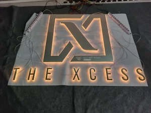 Original Color Brushed Stainless Steel Backlit Letter Outdoor Custom Signboard Popular in Southeast Asia