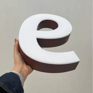 Outdoor 3D LED Acrylic Lighted Letters Acrylic Lightbox Sign 3D LED Front lit Letter Sign