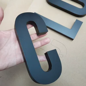 Outdoor 3D Large Alphabet Letters Painted Metal Acrylic PVC Letters Custom Sign for Business Signboard