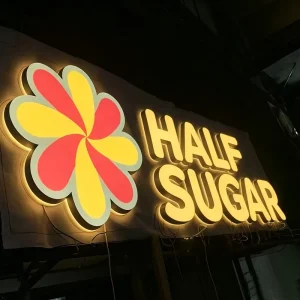 Outdoor 3D Logo LED Signage Business Sign Shop LED Light Letter Backlit Logo Custom Acrylic Letter Custom LED Sign for Business