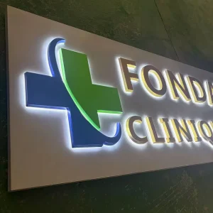 Outdoor 3D Signs Letter LED Backlit Custom Sign Business 3D Logo Signage Board Custom LED Sign For Business