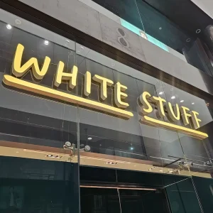 Outdoor Acrylic Letter 3D Sign LED Light Letter Custom Sign Business 3D Logo Signage Board Custom LED Sign for Business Indoor