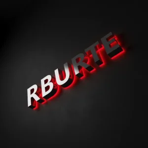 Outdoor Acrylic Letter 3D Sign LED Light Letter Custom Sign Business 3D Logo Signage Board Custom LED Sign for Business Indoor