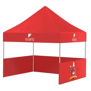 Outdoor Advertising 10 X 10 Portable Pop up Canopy Tent with Aluminum Frame Polyester Material for Trade Show Exhibition Event