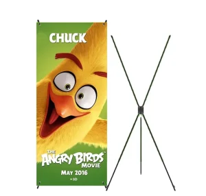 Outdoor Advertising Activities Windproof Waterproof Digital Printing Custom Color Custom Size 60 X 160 Cm Banner Stand