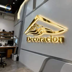 Outdoor Advertising Custom 3D LED Backlit Metal Signage for Barber Shop Business Wall Panel with Logo