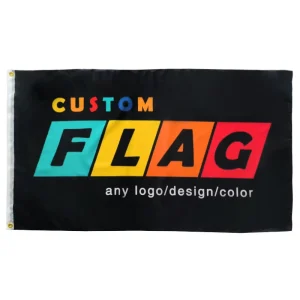Outdoor Advertising Custom Flag Football Banners Company Flag Polyester Outdoor Waterproof Flying Flag