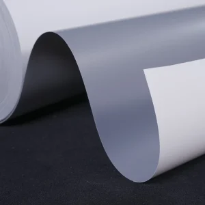 Outdoor Advertising Eco Solvent Backlit PVC Film 220gsm 135 Microns Light Box Film Waterproof Matte Glossy Side