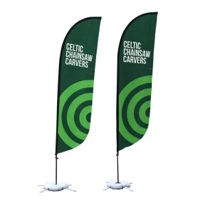Outdoor Advertising Promotional Flag for Display Outdoor Polyester Custom Made Beach Flag