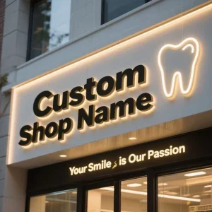 Outdoor Advertising Signs Custom Backlit Acrylic LED Channel Letter 3D Illuminated Business Signage LED Sign