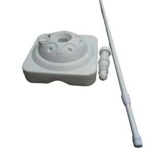 Outdoor Advertising Stand Floor Master Flag Pole Weight Filled Water Tank Base for Flying Banner