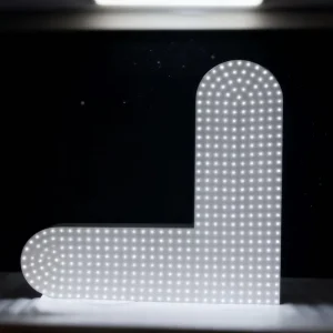 Outdoor Building Panels Large Lumbed Letters 3D Signage LED Light Waterproof Personalized Park