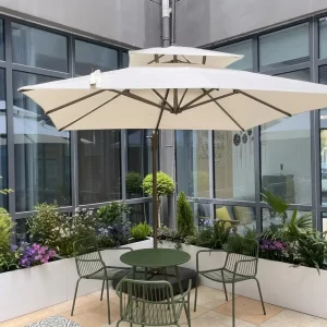 Outdoor Cantilever Umbrella Factory Direct Custom Logo Offset Parasol for Events