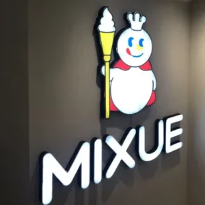Outdoor Commercial Mini Frontlit Borderless Letter Custom 3D LED Illuminated Acrylic Sign Shop Front Advertising Logo Letter