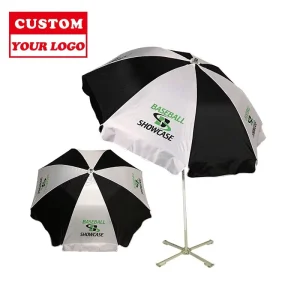 Outdoor Custom Advertising Beach Sun Umbrella Parasol Custom Camping Sun Umbrella