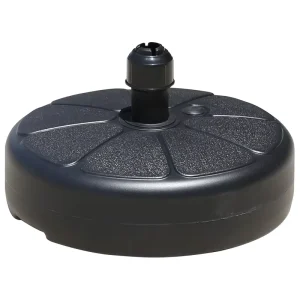 Outdoor Custom Plastic 26.5lbs Patio PE Shell Injection With Sand or Water Filled Parasol Sun Umbrella Base