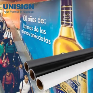 Outdoor Digital Printing Material Eco Solvent Ink Semi Matte Coated Laminated PVC Flex Frontlit Banner Roll