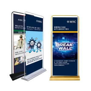 Outdoor Door Shape Banner Stand for Advertising and Exhibitions Eye Catching Display