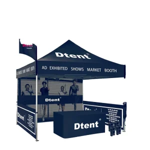Outdoor Event Aluminum Tent With Logo Trade Show Promotion 3×3 Vendor Pop up Advertising Custom Print Waterproof Stretch Canopy