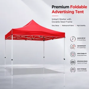 Outdoor Folding Advertising Tent 10X10 and 3×3 Pop up Canopy Tents for Trade Show Events
