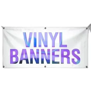 Outdoor Full Color Gradient Advertising Vinyl Banner Customized Size and Logo PVC Mesh Banner