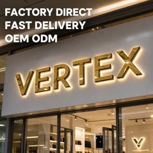 Outdoor Halo Lit 3D Letter Sign Custom LED Illuminated Logo Letters for Storefront Wall Branding LED Illuminated Sign