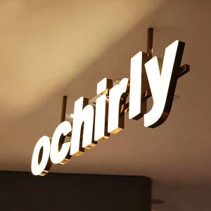 Outdoor Indoor Acrylic 3D LED Light Custom Business Signage Board with IP65 Waterproof and Alexa Compatibility