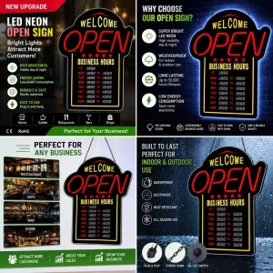 Outdoor LED Pizza Sign Board for Shop and Restaurant Illuminated Logo Light Frontlit Sign Board