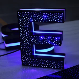 Outdoor LED Sign 3D Logo Luminous Characters LED Illuminated Sign LED Letters for Business Decoration
